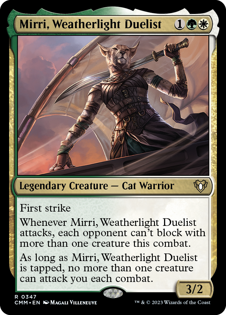 Mirri, Weatherlight Duelist [Commander Masters] | North Game Den