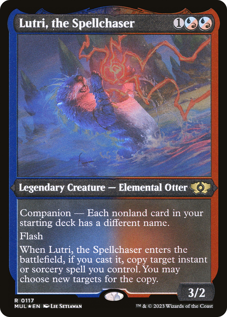 Lutri, the Spellchaser (Foil Etched) [Multiverse Legends] | North Game Den