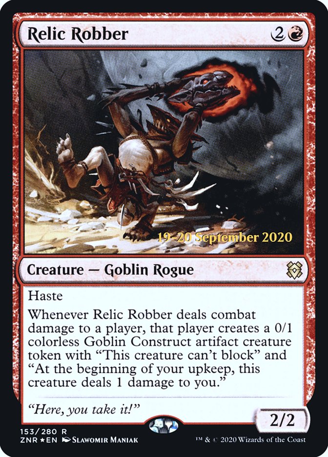 Relic Robber  [Zendikar Rising Prerelease Promos] | North Game Den