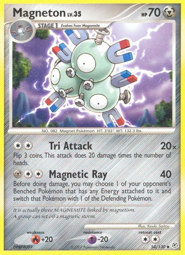 Magneton (54/130) [Diamond & Pearl: Base Set] | North Game Den