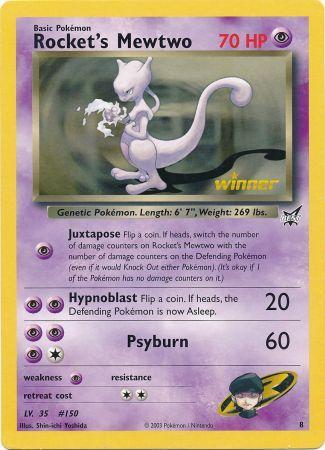 Rocket's Mewtwo (8) (Jumbo Card) [Best of Promos] | North Game Den