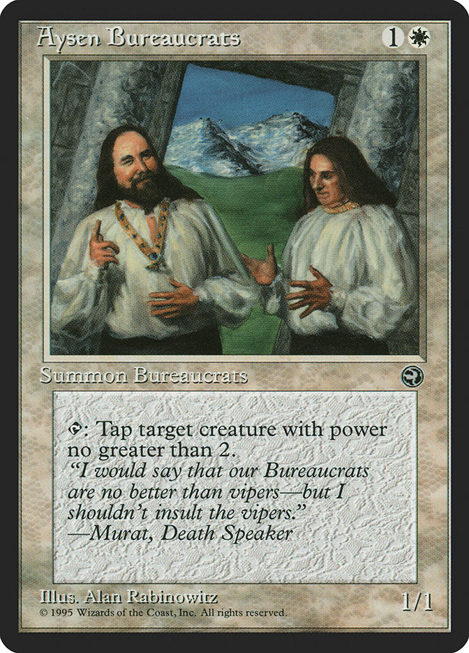 Aysen Bureaucrats (Murat Flavor Text) [Homelands] | North Game Den