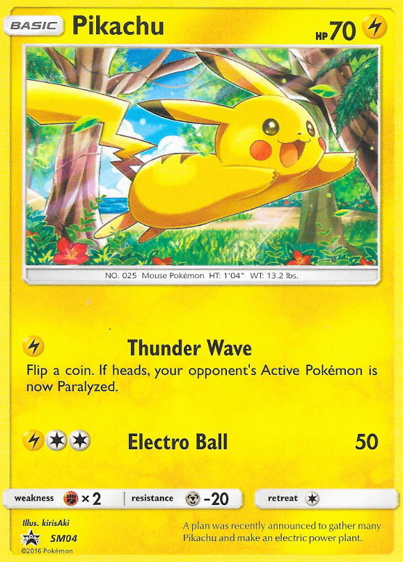 Pikachu (SM04) [Sun & Moon: Black Star Promos] | North Game Den