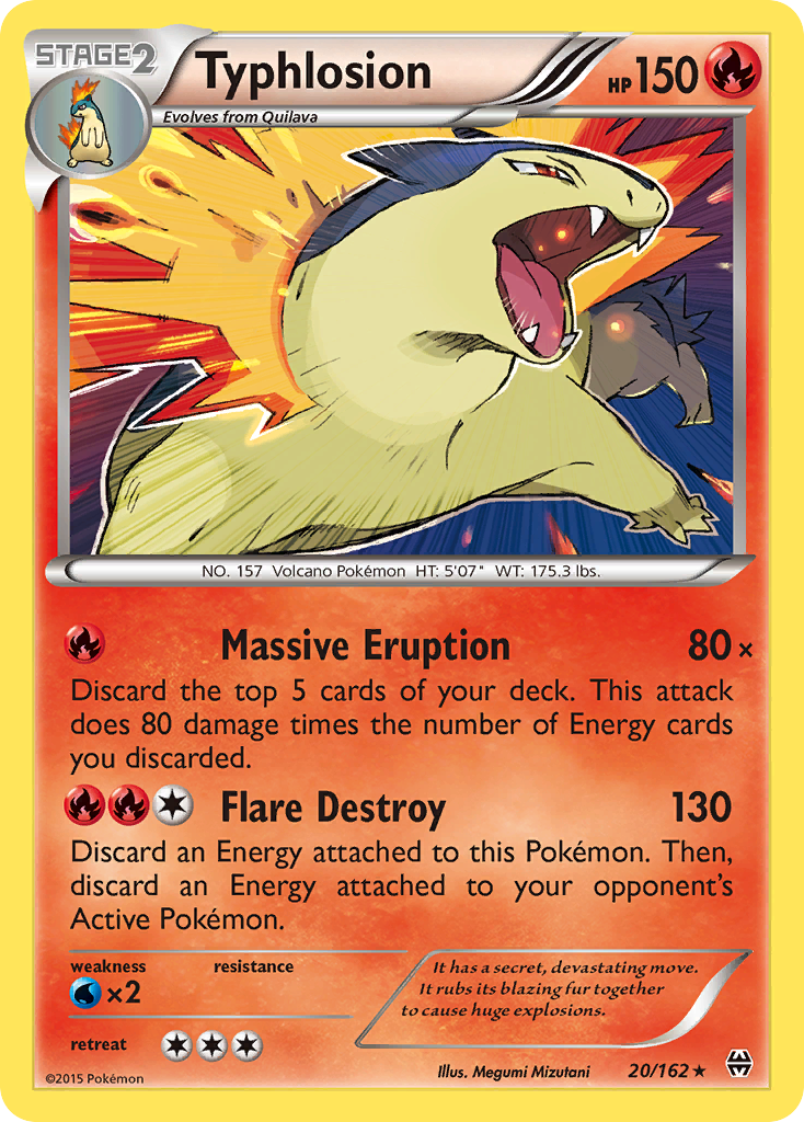 Typhlosion (20/162) [XY: BREAKthrough] | North Game Den