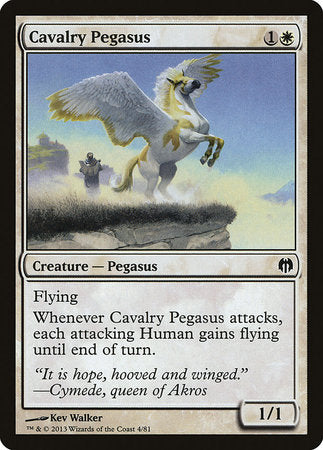 Cavalry Pegasus [Duel Decks: Heroes vs. Monsters] | North Game Den
