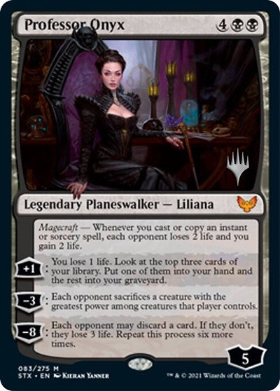 Professor Onyx (Promo Pack) [Strixhaven: School of Mages Promos] | North Game Den