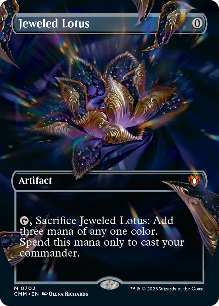 Jeweled Lotus (Borderless Frame Break) [Commander Masters] | North Game Den