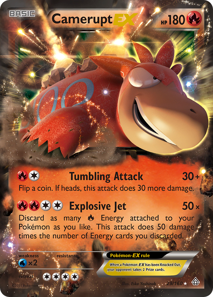 Camerupt EX (29/160) [XY: Primal Clash] | North Game Den