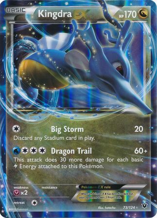 Kingdra EX (73/124) (Jumbo Card) [XY: Fates Collide] | North Game Den