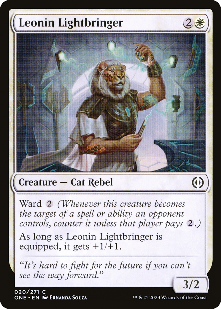 Leonin Lightbringer [Phyrexia: All Will Be One] | North Game Den