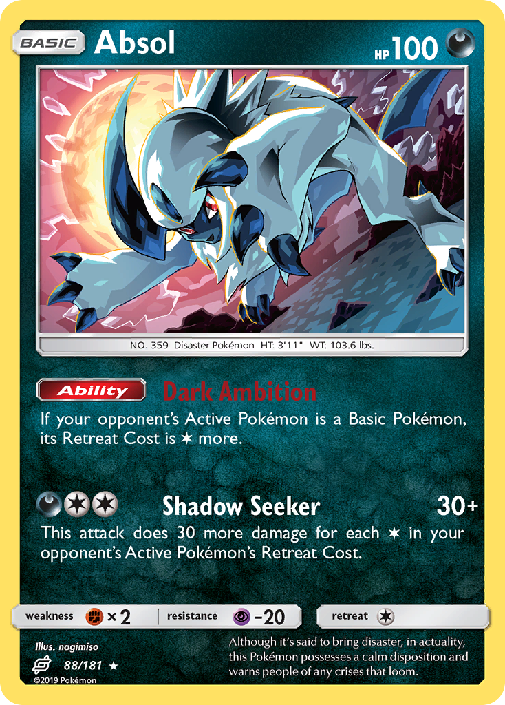 Absol (88/181) [Sun & Moon: Team Up] | North Game Den