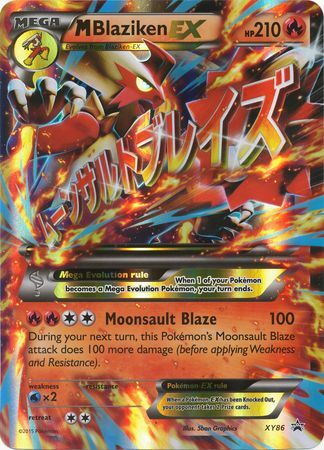 M Blaziken EX (XY86) (Jumbo Card) [XY: Black Star Promos] | North Game Den