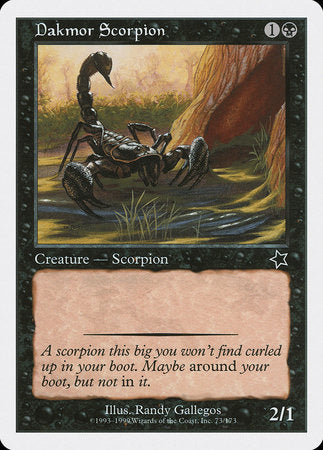 Dakmor Scorpion [Starter 1999] | North Game Den