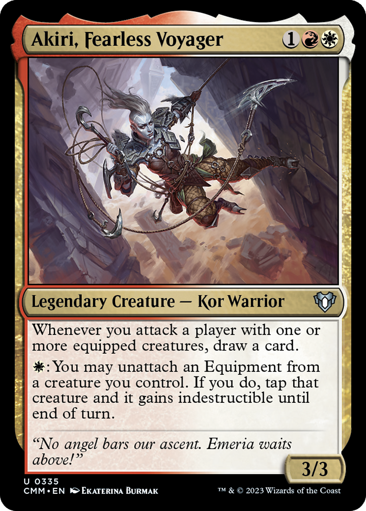 Akiri, Fearless Voyager [Commander Masters] | North Game Den