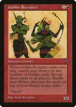 Goblin Recruiter [Visions] | North Game Den