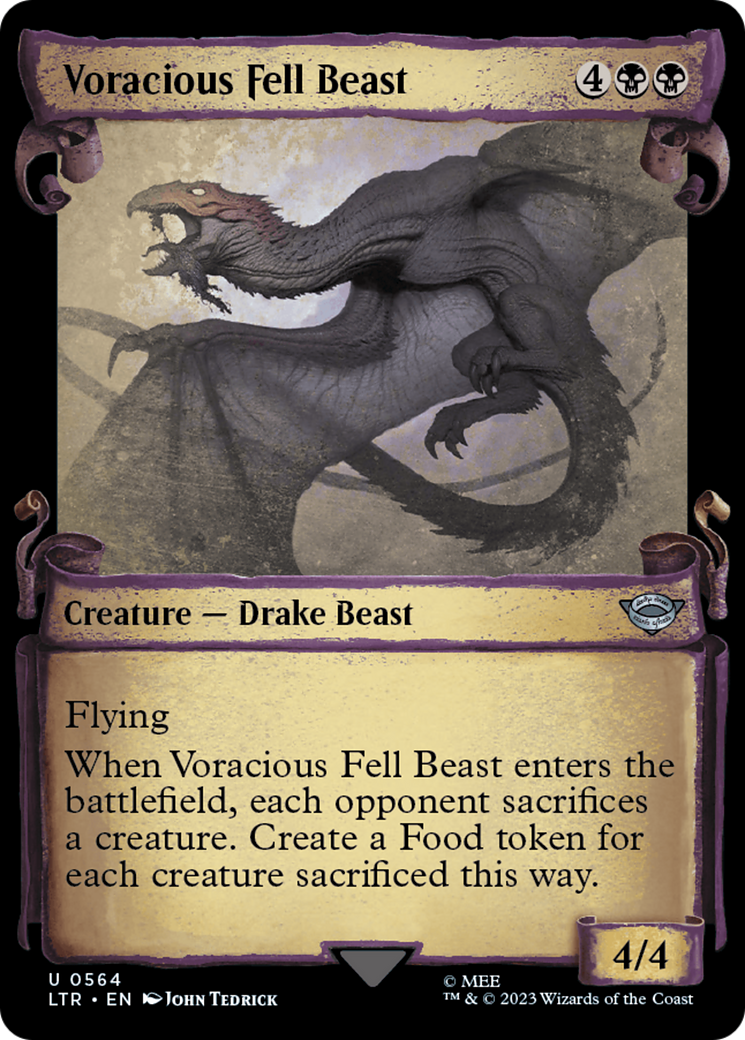 Voracious Fell Beast [The Lord of the Rings: Tales of Middle-Earth Showcase Scrolls] | North Game Den