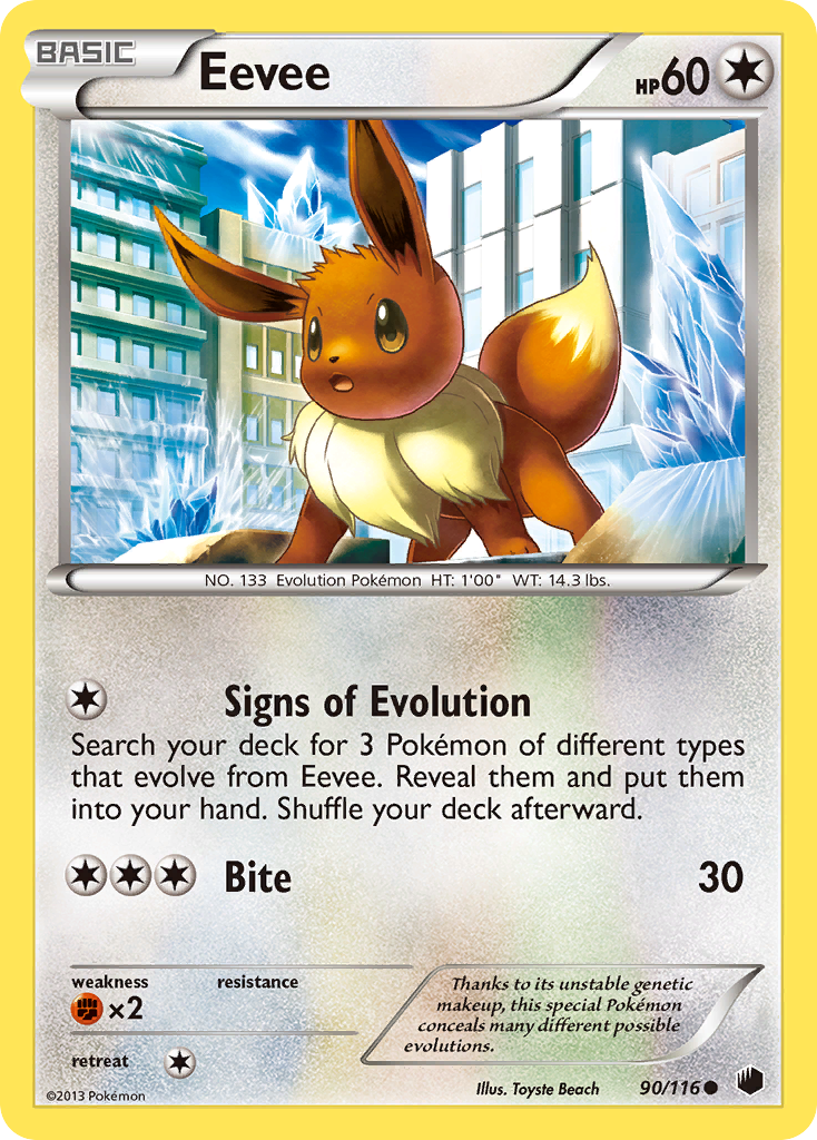 Eevee (90/116) [Black & White: Plasma Freeze] | North Game Den