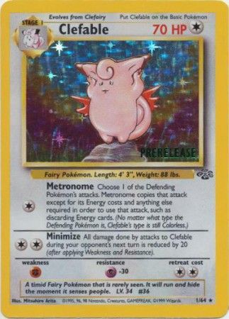 Clefable (1/64) (Prerelease Promo) [Jungle Unlimited] | North Game Den