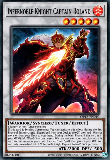 Infernoble Knight Captain Roland [OP15-EN010] Super Rare | North Game Den