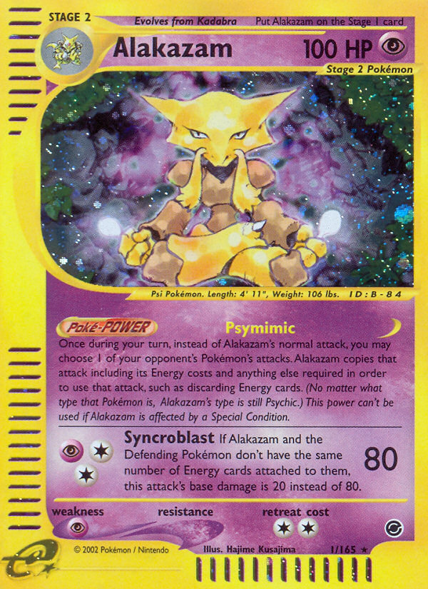 Alakazam (1/165) [Expedition: Base Set] | North Game Den