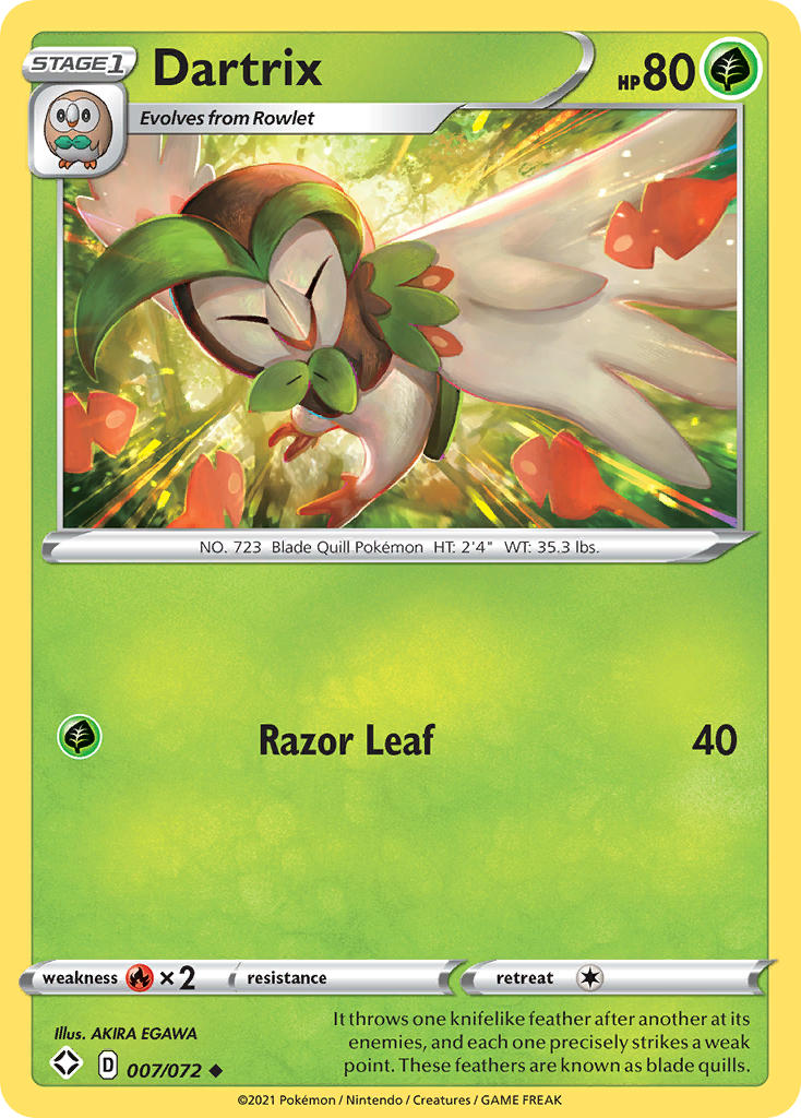 Dartrix (007/072) [Sword & Shield: Shining Fates] | North Game Den