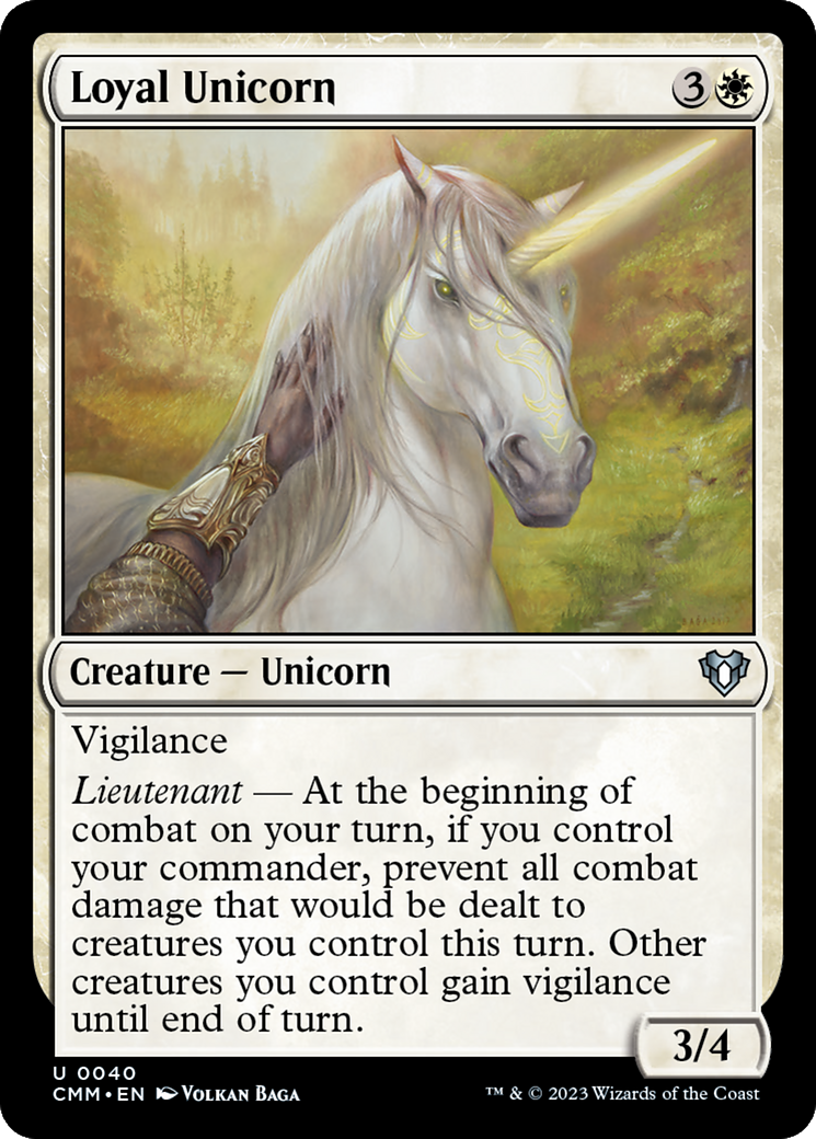 Loyal Unicorn [Commander Masters] | North Game Den