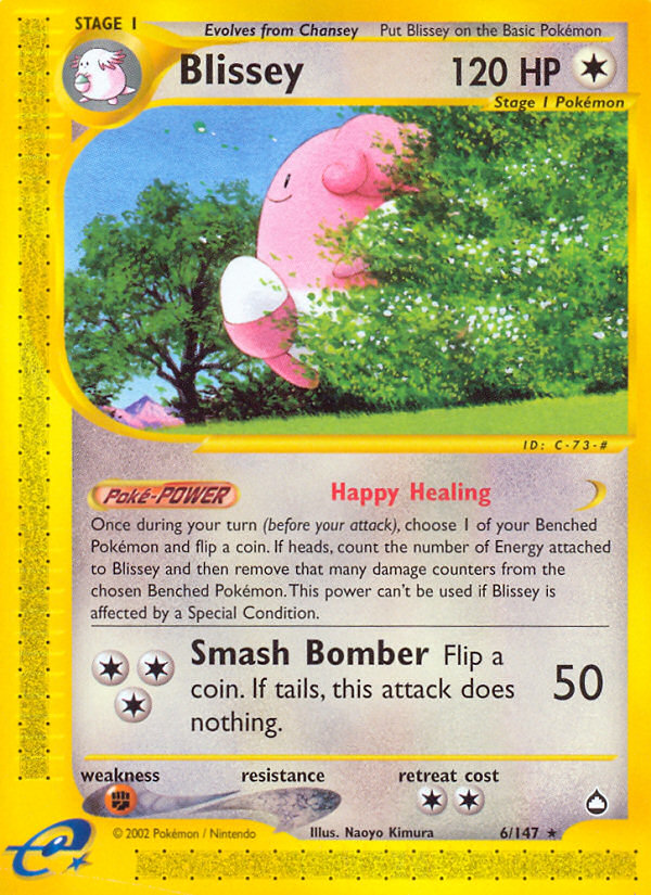 Blissey (6/147) [Aquapolis] | North Game Den