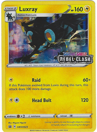 Luxray (SWSH023) (Prerelease Promo) [Sword & Shield: Black Star Promos] | North Game Den