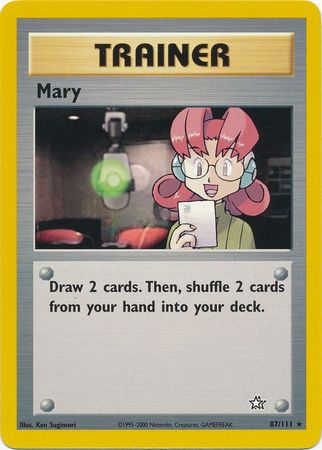 Mary (87/111) [Neo Genesis Unlimited] | North Game Den