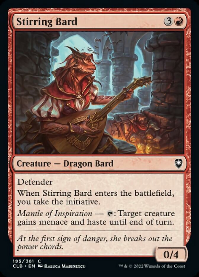 Stirring Bard [Commander Legends: Battle for Baldur's Gate] | North Game Den