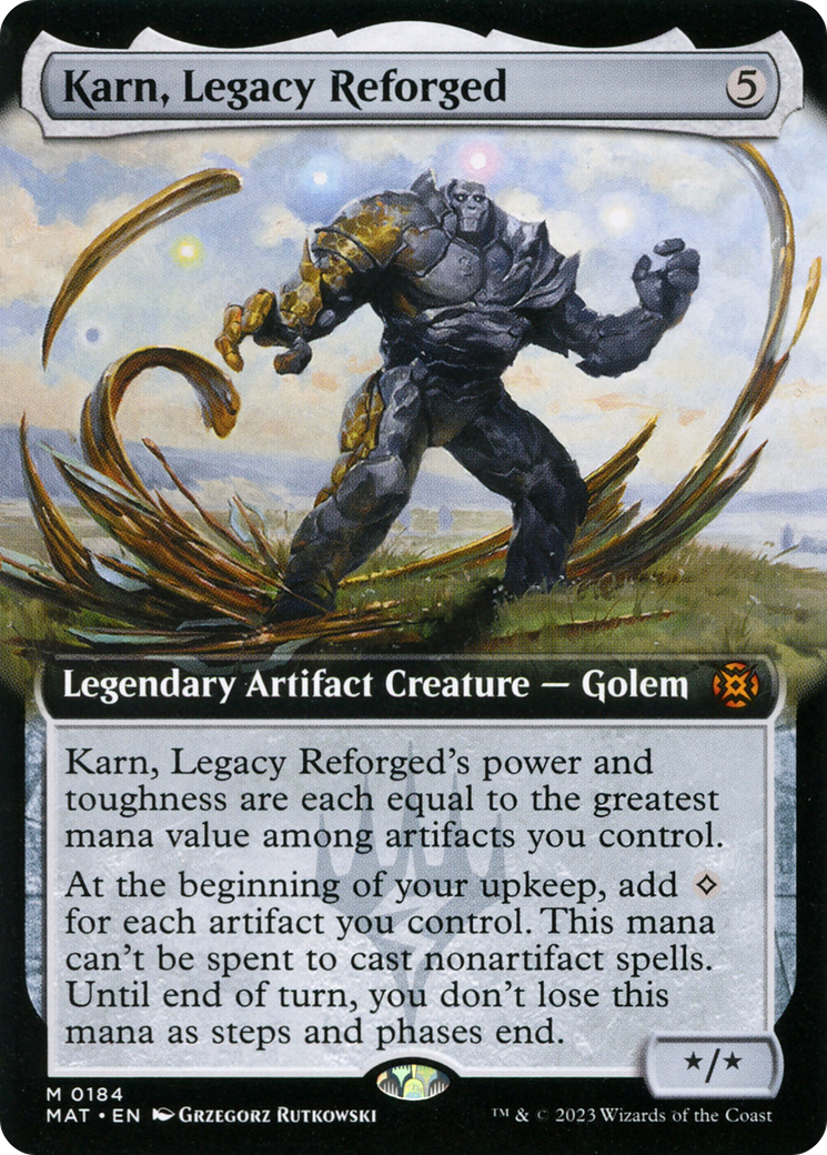 Karn, Legacy Reforged (Extended Art) [March of the Machine: The Aftermath] | North Game Den