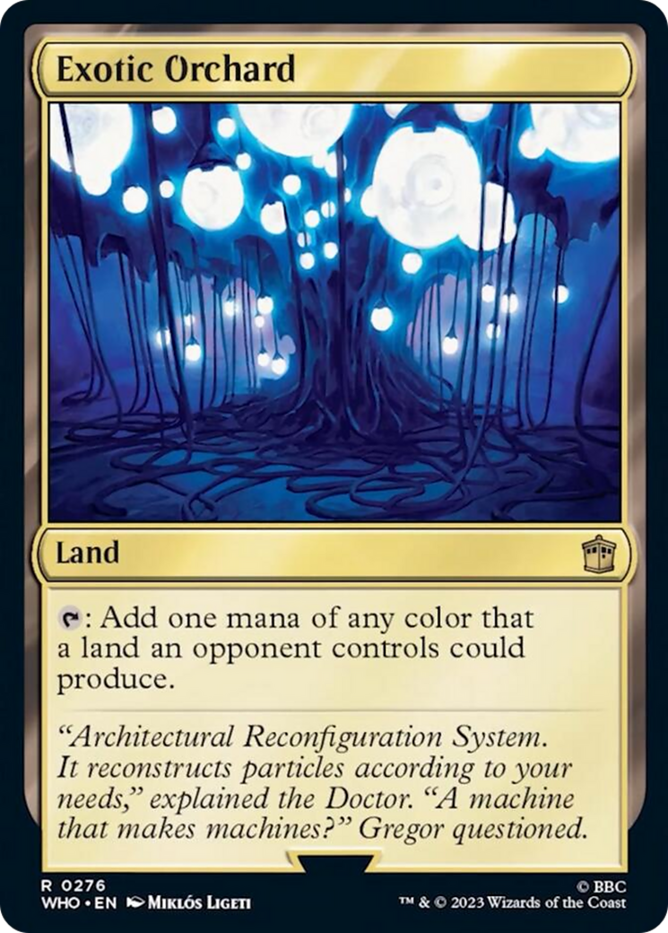 Exotic Orchard [Doctor Who] | North Game Den