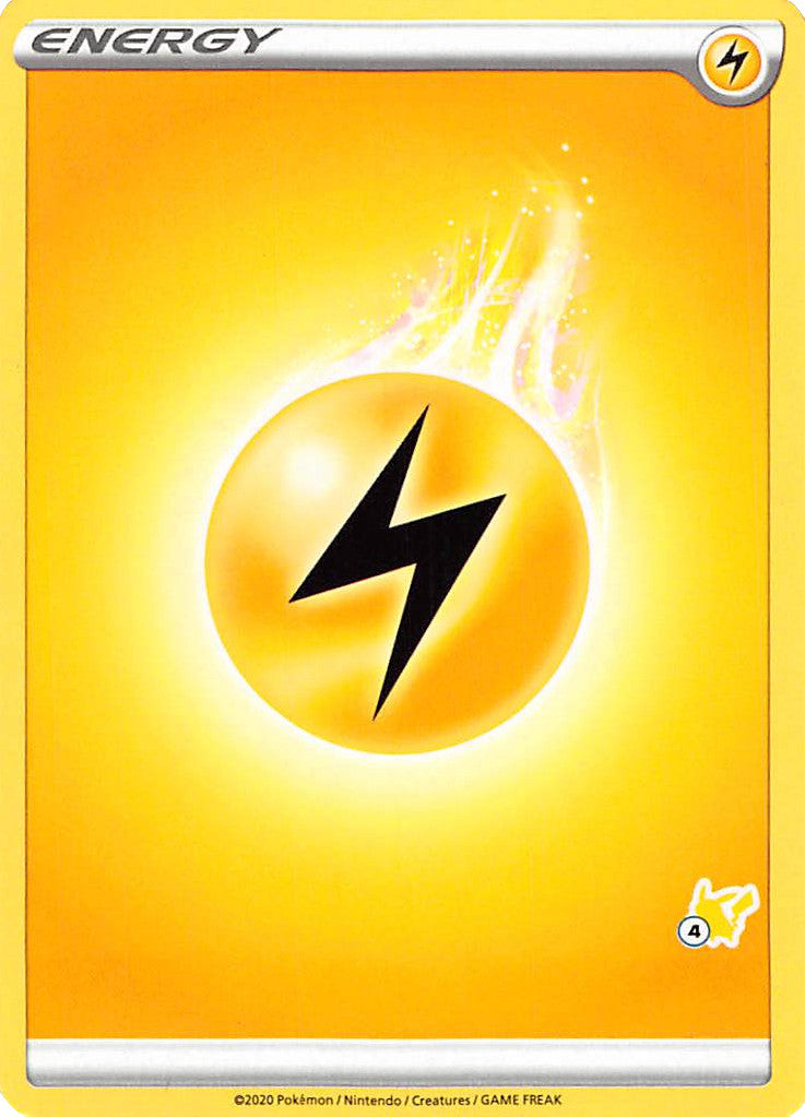 Lightning Energy (Pikachu Stamp #4) [Battle Academy 2022] | North Game Den