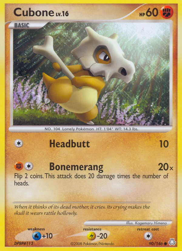 Cubone (90/146) [Diamond & Pearl: Legends Awakened] | North Game Den