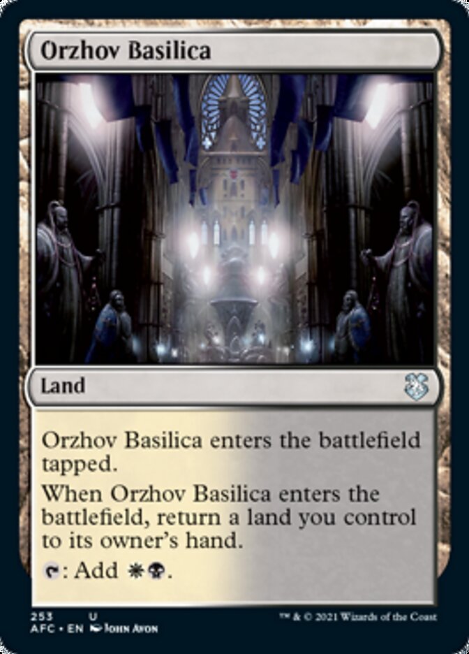 Orzhov Basilica [Dungeons & Dragons: Adventures in the Forgotten Realms Commander] | North Game Den