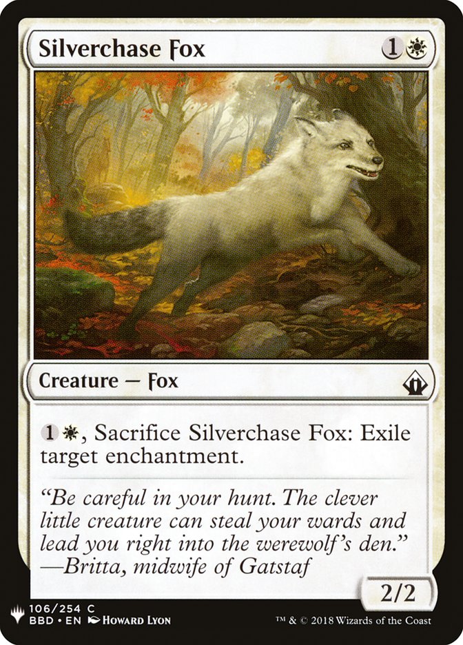 Silverchase Fox [Mystery Booster] | North Game Den