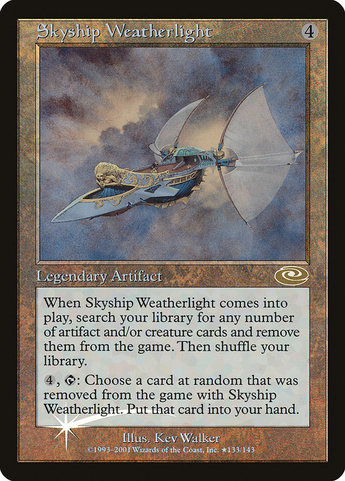 Skyship Weatherlight (Kev Walker) [Planeshift] | North Game Den