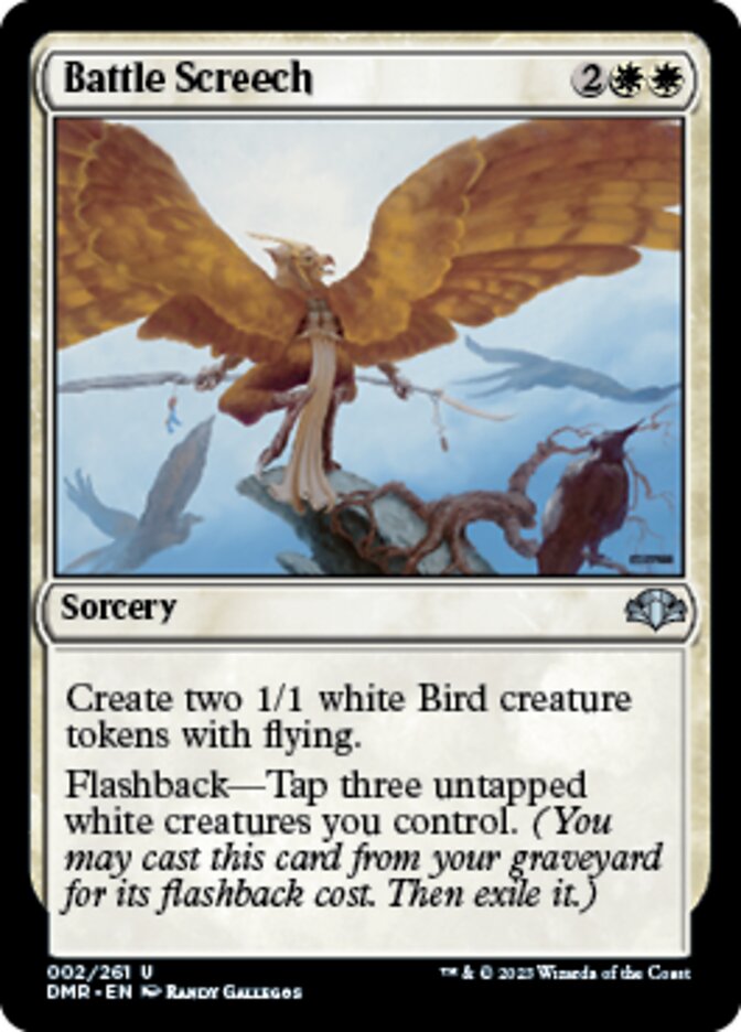 Battle Screech [Dominaria Remastered] | North Game Den