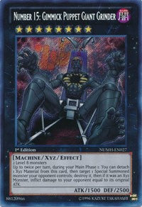 Number 15: Gimmick Puppet Giant Grinder [NUMH-EN027] Secret Rare | North Game Den