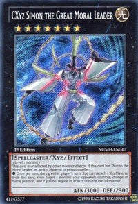 CXyz Simon the Great Moral Leader [NUMH-EN040] Secret Rare | North Game Den