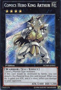 Comics Hero King Arthur [NUMH-EN041] Secret Rare | North Game Den