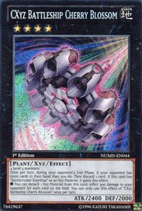 CXyz Battleship Cherry Blossom [NUMH-EN044] Secret Rare | North Game Den