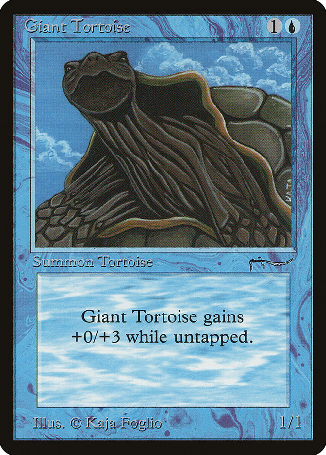 Giant Tortoise (Light Mana Cost) [Arabian Nights] | North Game Den