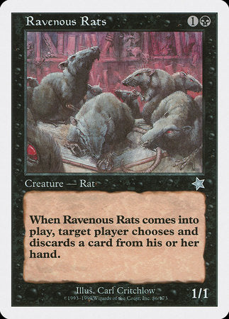 Ravenous Rats [Starter 1999] | North Game Den