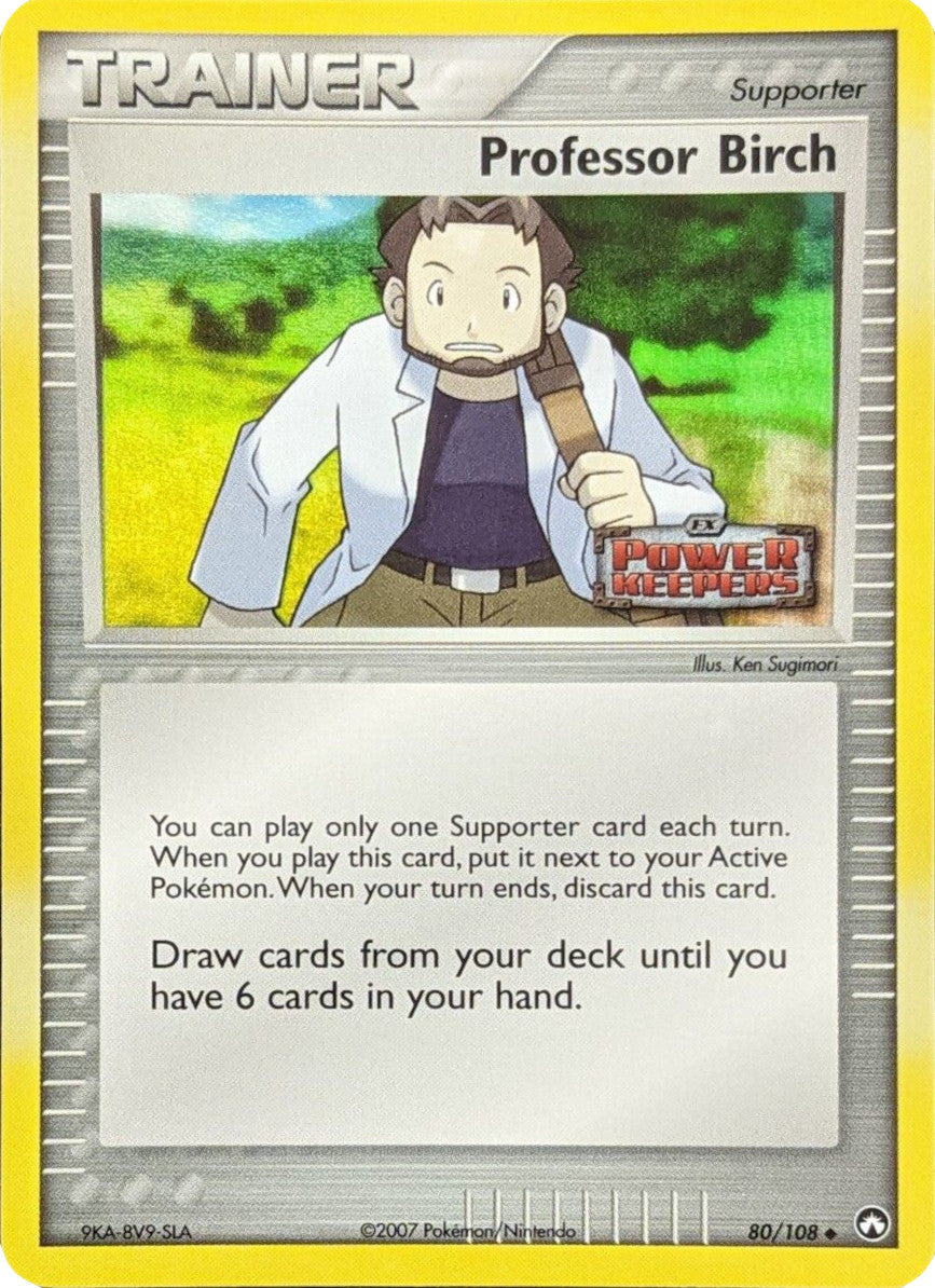 Professor Birch (80/108) (Stamped) [EX: Power Keepers] | North Game Den