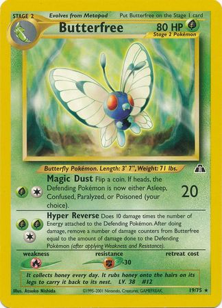 Butterfree (19/75) [Neo Discovery Unlimited] | North Game Den