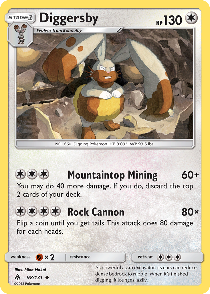 Diggersby (98/131) [Sun & Moon: Forbidden Light] | North Game Den