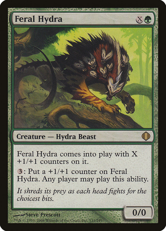 Feral Hydra (Oversized) [Oversize Cards] | North Game Den