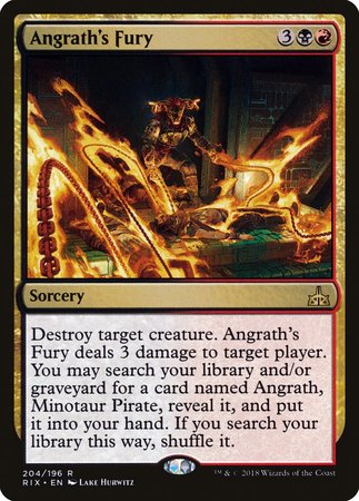 Angrath's Fury [Rivals of Ixalan] | North Game Den