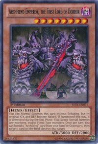 Archfiend Emperor, the First Lord of Horror [JOTL-EN031] Rare | North Game Den